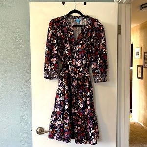 Draper James Floral Midi Dress - Multicolor